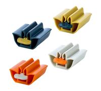 BESTYASH 2 Set Dispenser Manuale Per Dentifricio Per Squeezer Pratico Per Bagno Accessorio Essenziale Per Ottimizzare Del Dentifricio Sprechi 4 Pezzi*2