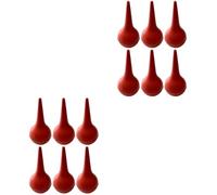 BESTYASH 2 Set Palla Di Pulizia Della Remover Di Cera Per Le Orecchie Decerante Per Le Orecchie Bulbo Per La Rimozione Del Cerume Bulbo Nasale Gomma Da Cancellare Rosso 6 Pezzi*2