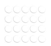 BESTYASH 20 Pezzi Paracolpi Trasparenti per Vetro, Gommini in Silicone | Aspetto Quasi Invisibile, Effetto Ammortizzante, per Ufficio e Casa, Adatti a Piani in Vetro