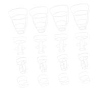 BESTYASH 20 Pezzi Protettive per Bottiglie di Infusione in Plastica Bianco Riutilizzabili per Stabilizzare Flaconi per Soluzione Fisiologica da 50-500 Ml, per Ospedale e Uso Domestico