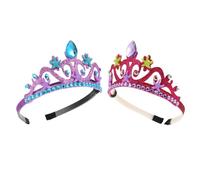BESTYASH 2pezzi Corona per Bambina in Stile Oceano Fascia per Capelli Forma di Stella Marina Copricapo Unico e Decorativo per Compleanni e Feste