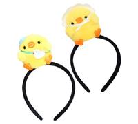BESTYASH 2pezzi Funny Chicken Headbands Cute Cartoon Animal Costume Accessories for Parties and Photos Adjustable and Comfortable Design