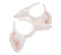 BESTYASH 2pezzi Orecchie Da Volpe in Peluche Morbido Fascia Per Capelli Orecchie Di Volpe Bianca Accessori Per Feste e Cosplay Design Simpatico Per Ragazzo Ragazza e Adulti