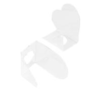 BESTYASH 2pezzi Palette Trucco Trasparente per Miscelare Fondotinta Ombretti Polveri Palette Ergonomiche Leggere e Portatili per Trucco da Salone