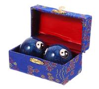 BESTYASH 2pezzi Palline Da in Metallo Per Adulti Strumenti Per Fitness Manuale e Alle Mani Palle Rotanti Portatili Per Esercizi Manuali