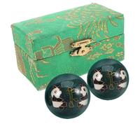 BESTYASH 2pezzi Palline da Massaggio in Metallo per Mani Rotanti per Esercizi Manuali Strumenti per Massaggio alle Mani Resistenti e Pratiche
