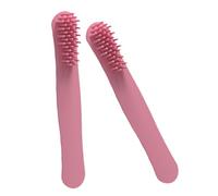 BESTYASH 2pezzi Pettine Denti Larghi per Capelli Bagnati Pettine Portatile Braccialetto Schiaffo per Capelli Ricci Rimuove la Forfora Materiale in Silicone Durevole Accessorio di Bellezza