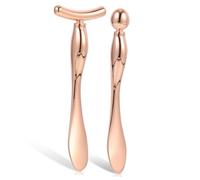 BESTYASH 2pezzi Strumento Per Scolpire Viso in Lega Di Cucchiai Per Crema Viso e Maschera Per Trattamenti Applicatore Per Crema Contorno Occhi Cucchiaio Di Bellezza Bastoncino Per Massaggio