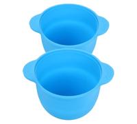BESTYASH 2pezzi Vasetto Per Cera in Silicone Fodera Per Ceretta Riutilizzabile Ciotola Per Cera Fusa Accessori Per Macchina Per Ceretta Design Pieghevole