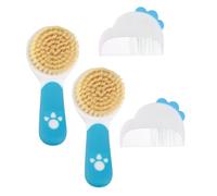 BESTYASH 2set Spazzole Per Ragazzo Ragazza Ragazza Pettine Setole Morbide Per Ragazzo Piccoli Kit Per Cura Delicata Dei Capelli Regalo Per Lista Nascita