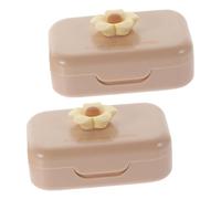 BESTYASH 2sets Porta Lenti Da Viaggio Custodia Tascabile Per Lenti Cosmetiche Contenitore Ermetico Piccolo Scatola Portatile Contatto