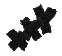 BESTYASH 3 paia Giarrettiere Satin per con Maniche Elastiche Antiscivolo per Abbigliamento Formale e Informale Accessori Versatili per Ogni Occasione