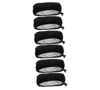 BESTYASH 3 Paia Manicotto della stampella dell'ascella Ascensore addensate ascella a piedi sudore pad stampella riutilizzabile comodo cuscinetto di stampella spugna Black