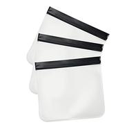 BESTYASH 3 Pezzi Borsa per il trucco impermeabile borsa per il trucco trasparente borse da viaggio per articoli da toeletta sacchi pochette trucchi borsa cosmetica Domani
