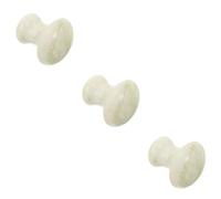 BESTYASH 3 Pezzi con pietre di funghi Roller del viso massaggio facciale Grinza facciale per le pietra massaggiante a forma di fungo