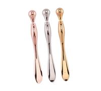 BESTYASH 3 Pezzi massaggiatore oculare occhi levigazione facciale mano mini cucchiaio per il trucco spatola di trucco strumento per la cura della pelle massaggiatori oculari