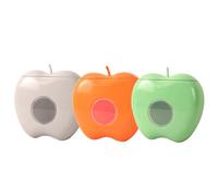 BESTYASH 3 Pezzi Organizer da Parete per Sacchetti Alimentari Contenitore Trasparente per Conservare Borse e Guanti in Cucina Materiale Resistente e Salvaspazio Colori Arancione Verde e