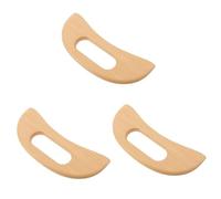 BESTYASH 3 Pezzi Rolling bar a forma di terapisti asse Indietro tavola raschiante strumento raschiante piastra raschiante strumenti di massaggio di legno