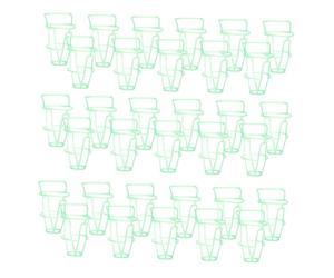 BESTYASH 3 set Set Di Biberon Per Ospedale Porta Flaconi Di Soluzione Salina Supporto Per Flacone Per Flebo Coperture Per Flaconi Di Soluzione Salina Scalda Biberon 36 pezzi * 3