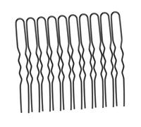 BESTYASH 30 Pezzi Hairpin in stile antico fai -da -te perni di panino forcina per Forcine per da donna bastoncini per lunghi ferrolega Black