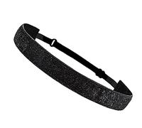 BESTYASH 3pezzi Elastico Fasce per Capelli da Donna per Yoga una Rossa una Verde Nera Adeguata per Sport come Softball Pallavolo e Danza