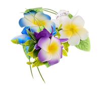 BESTYASH 3pezzi Fermagli Per Hawaiani Da Accessori Fiori Artificiali Per Donne e Bambine Per Feste e Vacanze Spiaggia Design Leggero e Comodo