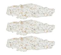 BESTYASH 3pezzi Portapenne Trasparente per Nail Art Organizzatore per Pennelli di Acquerello e Penne da Disegno Struttura Unica Cristallo di Montagna Ghiacciata per Spazio di Lavoro