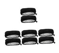 BESTYASH 4 Paia Manicotto della stampella dell'ascella Ascensore addensate protettivo schiuma fossa sudore fornitura ascellare cuscinetto ascellare compatto spugna Black