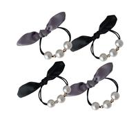 BESTYASH 4 Pezzi Anello Per Forma Titolari Elastici Signore Accessori Donna Elastico Fasce Per Bello Cravatta Arco Tallone Colorato Tessuto