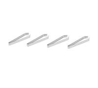 BESTYASH 4 pezzi Pinzette per Lische in Acciaio Beccucci Obliqui e Strumenti Precisi per Rimozione Lische e Carne Utensili per Food Styling