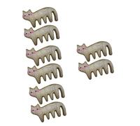 BESTYASH 4 Set Pettine Da Massaggio Pettine Per Gatti Gatto Largo Strumento Di Massaggio Toelettatura Femminile io Del Legno Per Cuoio Capelluto Sandalo 2 Pezzi * 4