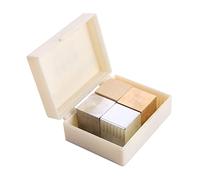 BESTYASH 4pezzi Blocchi Densità Metallo Per Esperimenti Fisici in Rame Ferro Alluminio e Legno Per Laboratorio Didattico e Studio Della Massa e Volume