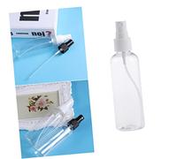 BESTYASH 4pezzi Fasce Spray Vuote in Plastica da Piccole e Ricaricabili per Trucco e Cura della Portatili per Viaggio Fasci Trasparenti con Spruzzatore Bianco