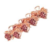 BESTYASH 4pezzi Fermaglio Capelli Donna Fiocco Strass Elegante e Luminoso per Feste e Riunioni Formali Leggero e Comodo da Indossare Tutto Giorno