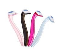BESTYASH 4pezzi Rasoio Manuale Per Donne Piccolo Epilatore Per Rimozione Dei Strumento Per Tagliare i Del Adatto Per Viso Ascelle e Gambe Lame Staccabili e Riutilizzabili Design Compatto e