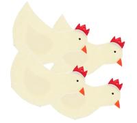 BESTYASH 4pezzi Sacchetti Per Uova Di Pasqua in Stoffa Design Forma Di Pulcino Contenitori Per Uova Resistenti Decorazioni Pasquali Per Uso Domestico e Feste