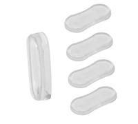 BESTYASH 5 Pezzi Cuscinetti per Tavoletta Wc in Silicone, Autoadesivi, Silenziosi, Paracolpi per Coperchio, per Bagno