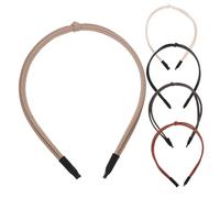 BESTYASH 5 Pezzi Fascia di testa in pelle fasce per con nodo superiore per donna comodo leggero Elegante Abbandono per le donne headwraps fasce per alla moda per donna