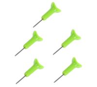 BESTYASH 5 Pezzi penna braille strumento di scrittura braille Matita per scrivere in braille classe stilo braille Scrittore in plastica braille Acciaio inossidabile Green