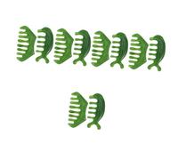 BESTYASH 5 Set Pettine Da Massaggio Unto Largo Dente Forma Pettine Per La Del Cuoio Capelluto Tascabile Per Punti Di Agopuntura Portatile Light Green 2 Pezzi*5