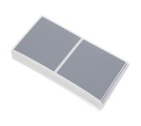 BESTYASH 50 Pezzi Adesivi da Grattare Argento Strato Metallico Premium per Privacy su Carta per Progetti DIY e Codici Coupon