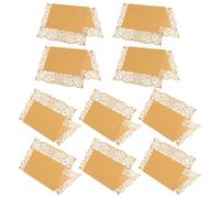 BESTYASH 50 Pezzi Wedding Seating Cards Hollow Heart-shaped Three-dimensional Table Name Tags For Reception Dinner Parties Elegant Wedding Event Place Cards