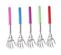 BESTYASH 5pezzi Grattaschiena Manuale Grattaschiena Retrattile Strumento Massaggiatore Per Schiena Per Uomo Per Donna e Facile Usare