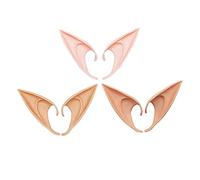 BESTYASH 6 Paia Di Orecchie Finte Resistenti All'usura Per Cosplay, Accessori Decorativi in Colori Naturali e Scuri Da 10-12 Cm, Facili Da Indossare Per Feste, Halloween e Spettacoli