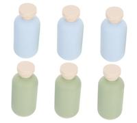 BESTYASH 6 Pezzi Per Shampoo Da Viaggio Per Cosmetici Mini Da Viaggio Piccole Bottigliette Da Spremere Ricaricabili Per Doccia