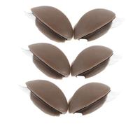 BESTYASH 6 Pezzi Stampo Per Testa Per Allenamento Ciglia Ciglio Con Estensioni Frustata Strumenti Per La Pratica Del Trucco Palpebre Sostitutive Caffè Fibra Di Lana
