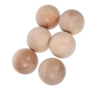 BESTYASH 6 Pezzi Tappo a Sfera in Legno per Bottiglie e Caraffe, Sigillo Eccellente, Facile da Usare, Forma Rotonda per Conservare Spezie e Alimenti Secchi in Casa