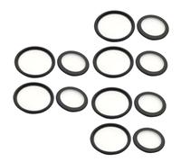 BESTYASH 6 Set Diaframma Dello Accessori Parti Campana Per i Fonendoscopio Sostituzione Del Diaframma Pediatrico Pezzi Di Ricambio Diaframma Di Ricambio Nero Pvc