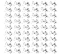 BESTYASH 60pezzi Fiocco Fermaglio Capelli Argento Forcine Farfalla per Donne Ragazze Piccole Mollette Decorative Antiscivolo Accessori per Capelli Quotidiani e Eventi