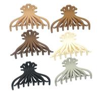 BESTYASH 6pezzi Fermagli Per Ganasce Grandi Mollette Per in Plastica Per Spessi Lunghi Ricci Per Fissare Mentre Si Fa Bagno o Si Lava Viso Accessori Per Styling